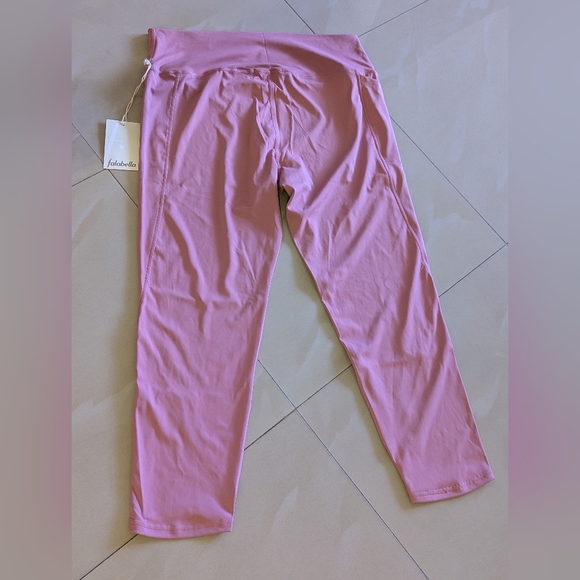 Leggings Falabella Peach Leggings Size 2XL High Rise Stretch Lightweight Pock - Picture 12 of 12